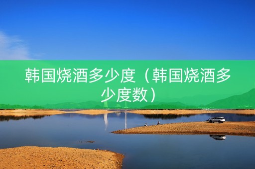 韩国烧酒多少度（韩国烧酒多少度数）