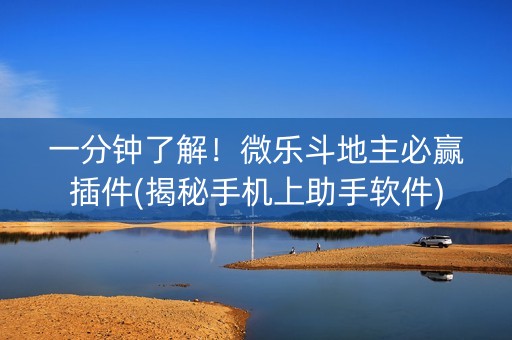 一分钟了解！微乐斗地主必赢插件(揭秘手机上助手软件)