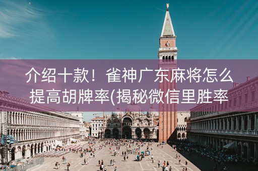 介绍十款！雀神广东麻将怎么提高胡牌率(揭秘微信里胜率到哪调)