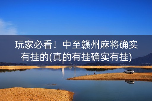 玩家必看！中至赣州麻将确实有挂的(真的有挂确实有挂)