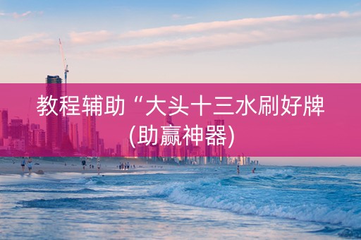 教程辅助“大头十三水刷好牌(助赢神器)