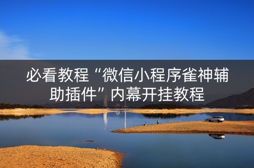 必看教程“微信小程序雀神辅助插件”内幕开挂教程