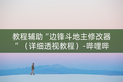 教程辅助“边锋斗地主修改器”（详细透视教程）-哔哩哔哩