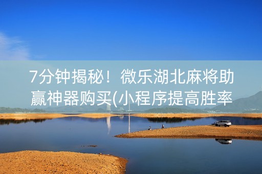 7分钟揭秘！微乐湖北麻将助赢神器购买(小程序提高胜率)