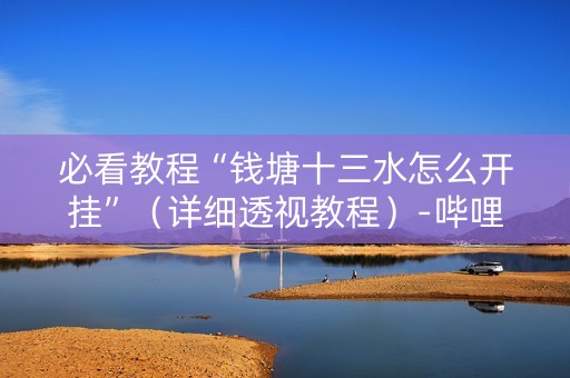 必看教程“钱塘十三水怎么开挂”（详细透视教程）-哔哩哔哩