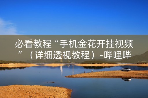 必看教程“手机金花开挂视频”（详细透视教程）-哔哩哔哩