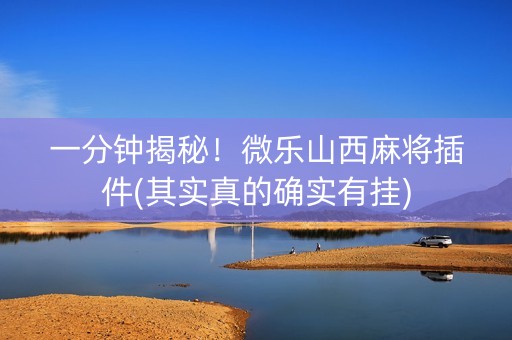一分钟揭秘！微乐山西麻将插件(其实真的确实有挂)