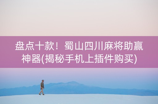 盘点十款！蜀山四川麻将助赢神器(揭秘手机上插件购买)
