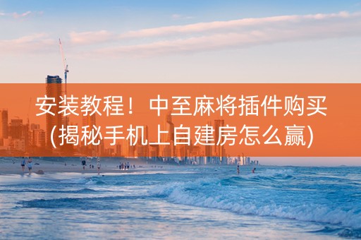 安装教程！中至麻将插件购买(揭秘手机上自建房怎么赢)