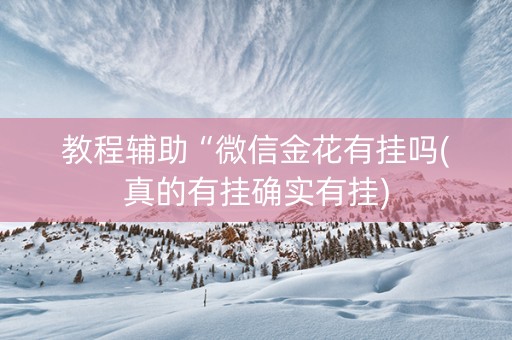 教程辅助“微信金花有挂吗(真的有挂确实有挂)