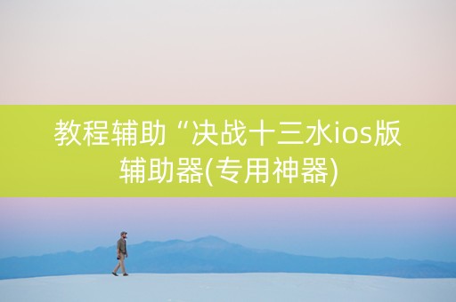 教程辅助“决战十三水ios版辅助器(专用神器)
