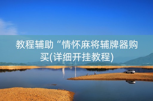 教程辅助“情怀麻将辅牌器购买(详细开挂教程)