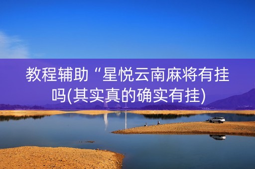 教程辅助“星悦云南麻将有挂吗(其实真的确实有挂)