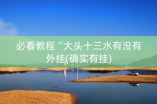 必看教程“大头十三水有没有外挂(确实有挂)