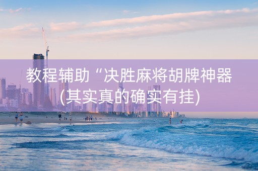 教程辅助“决胜麻将胡牌神器(其实真的确实有挂)