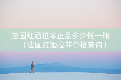 法国红酒拉菲正品多少钱一瓶（法国红酒拉菲价格查询）