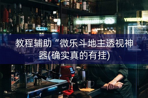 教程辅助“微乐斗地主透视神器(确实真的有挂)