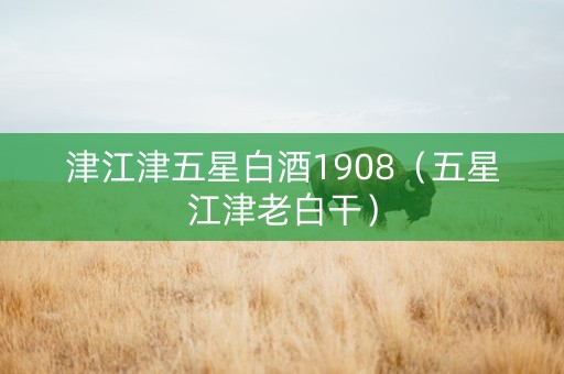 津江津五星白酒1908（五星江津老白干）