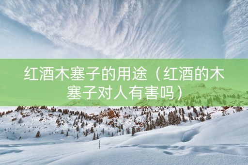 红酒木塞子的用途（红酒的木塞子对人有害吗）