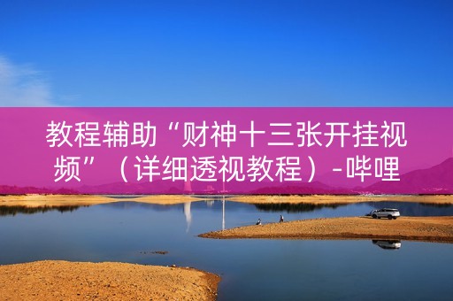 教程辅助“财神十三张开挂视频”（详细透视教程）-哔哩哔哩