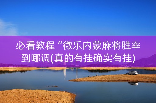 必看教程“微乐内蒙麻将胜率到哪调(真的有挂确实有挂)