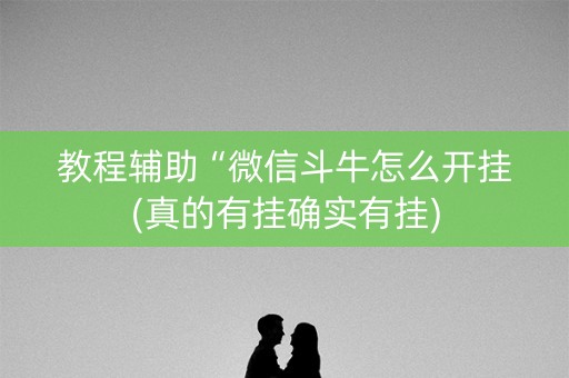 教程辅助“微信斗牛怎么开挂(真的有挂确实有挂)