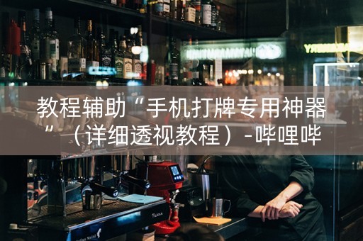 教程辅助“手机打牌专用神器”（详细透视教程）-哔哩哔哩