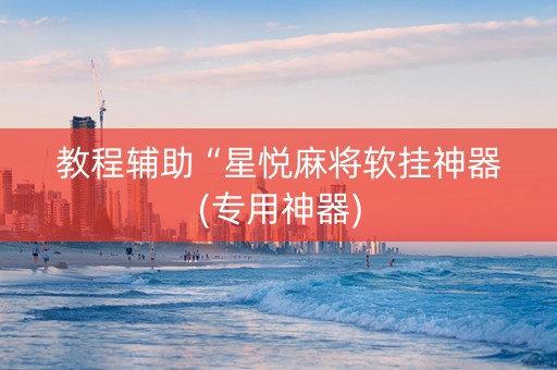 教程辅助“星悦麻将软挂神器(专用神器)