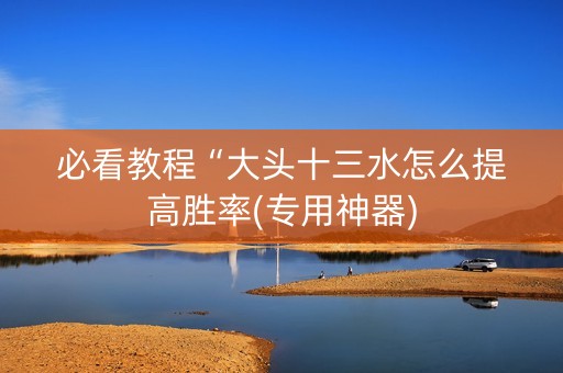 必看教程“大头十三水怎么提高胜率(专用神器)