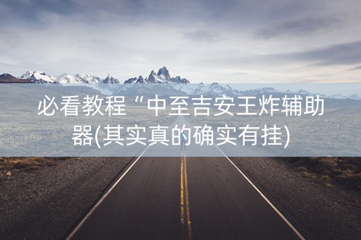 必看教程“中至吉安王炸辅助器(其实真的确实有挂)
