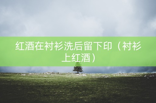 红酒在衬衫洗后留下印（衬衫上红酒）