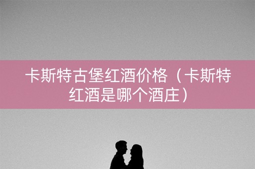 卡斯特古堡红酒价格（卡斯特红酒是哪个酒庄）