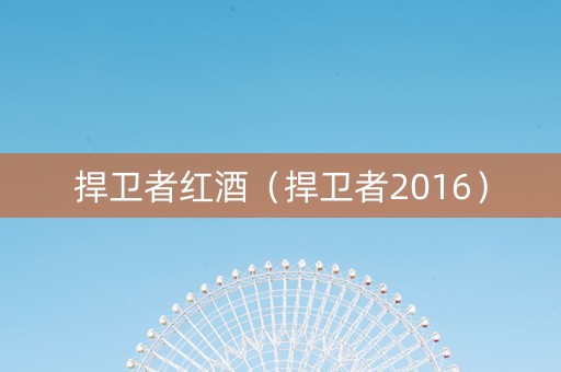 捍卫者红酒（捍卫者2016）