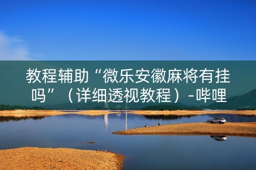 教程辅助“微乐安徽麻将有挂吗”（详细透视教程）-哔哩哔哩