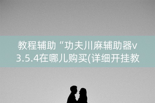 教程辅助“功夫川麻辅助器v3.5.4在哪儿购买(详细开挂教程)