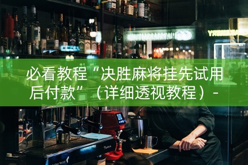必看教程“决胜麻将挂先试用后付款”（详细透视教程）-哔哩哔哩
