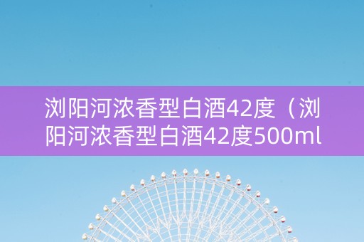 浏阳河浓香型白酒42度（浏阳河浓香型白酒42度500ml）