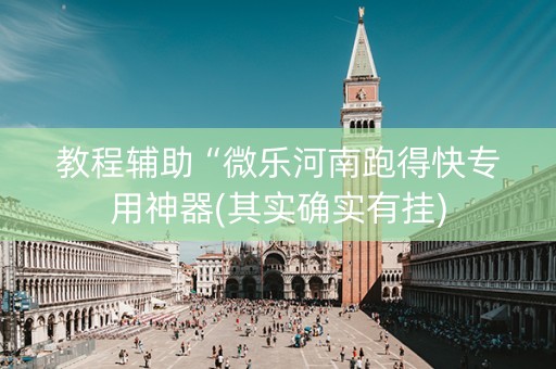 教程辅助“微乐河南跑得快专用神器(其实确实有挂)