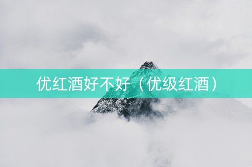 优红酒好不好（优级红酒）