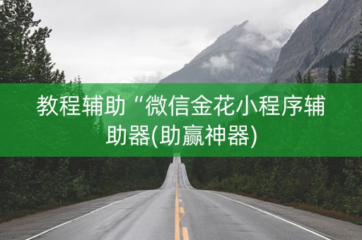 教程辅助“微信金花小程序辅助器(助赢神器)