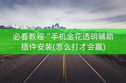 必看教程“手机金花透明辅助插件安装(怎么打才会赢)