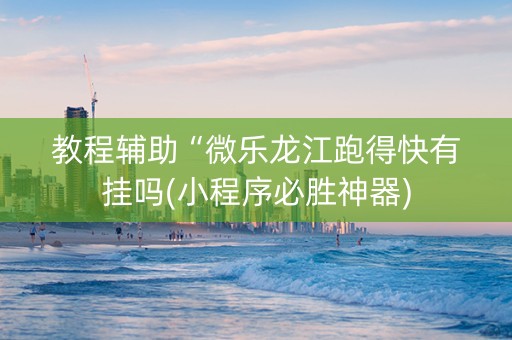 教程辅助“微乐龙江跑得快有挂吗(小程序必胜神器)