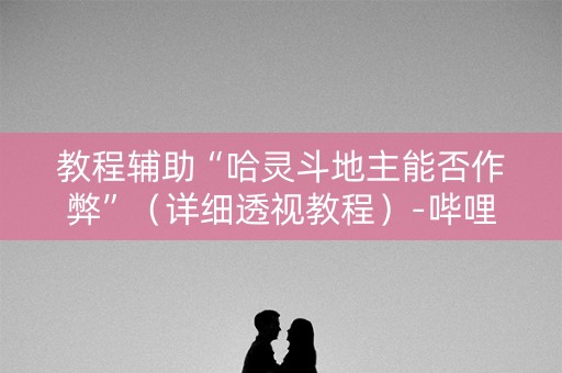 教程辅助“哈灵斗地主能否作弊”（详细透视教程）-哔哩哔哩