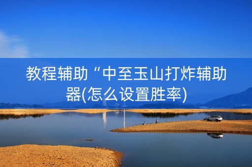 教程辅助“中至玉山打炸辅助器(怎么设置胜率)