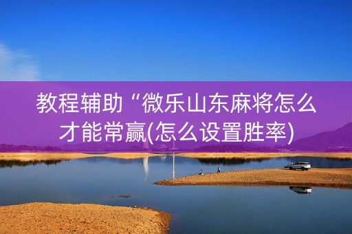 教程辅助“微乐山东麻将怎么才能常赢(怎么设置胜率)