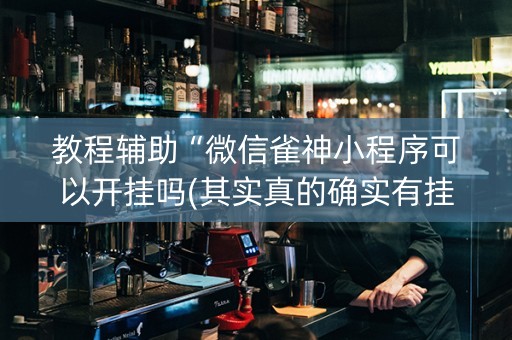 教程辅助“微信雀神小程序可以开挂吗(其实真的确实有挂)