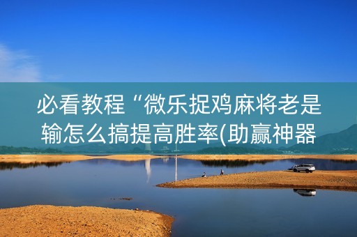 必看教程“微乐捉鸡麻将老是输怎么搞提高胜率(助赢神器)