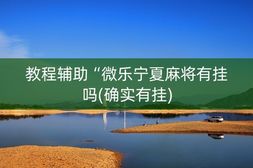 教程辅助“微乐宁夏麻将有挂吗(确实有挂)
