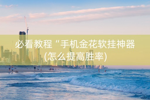 必看教程“手机金花软挂神器(怎么提高胜率)