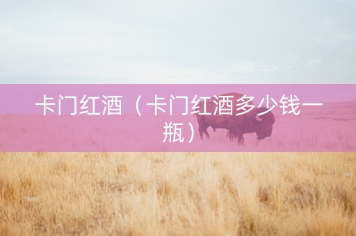 卡门红酒（卡门红酒多少钱一瓶）